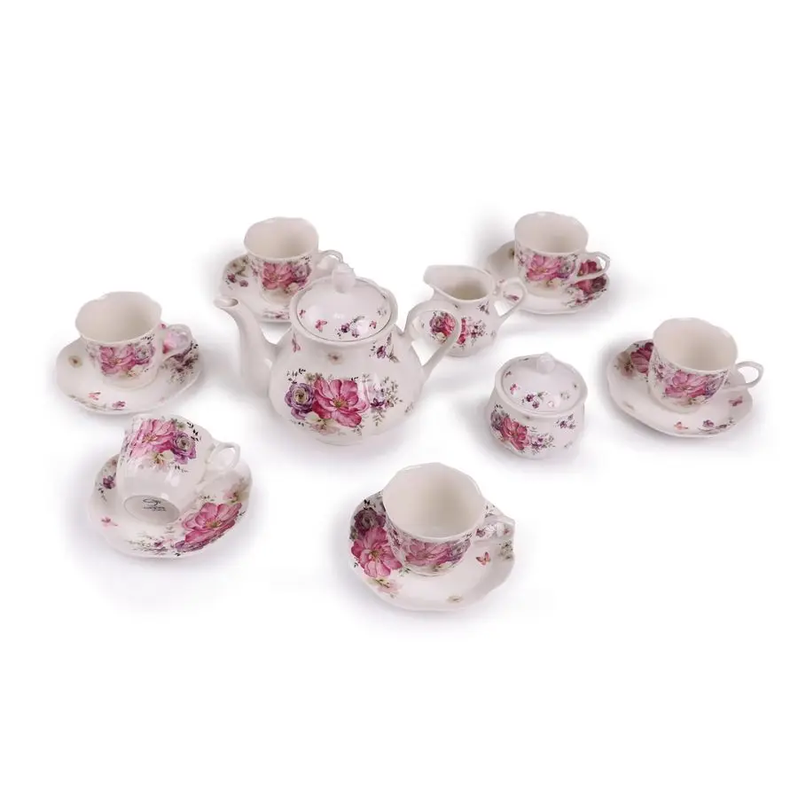 15Pcs Porcelain Tea… - image