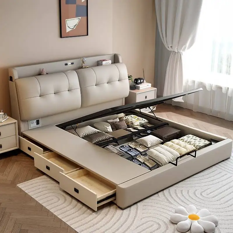 

Table Stuff Double Bed Mattresses Decoration Bunker Luxury Double Bed King Freeshippings Letto Matrimoniale Furniture
