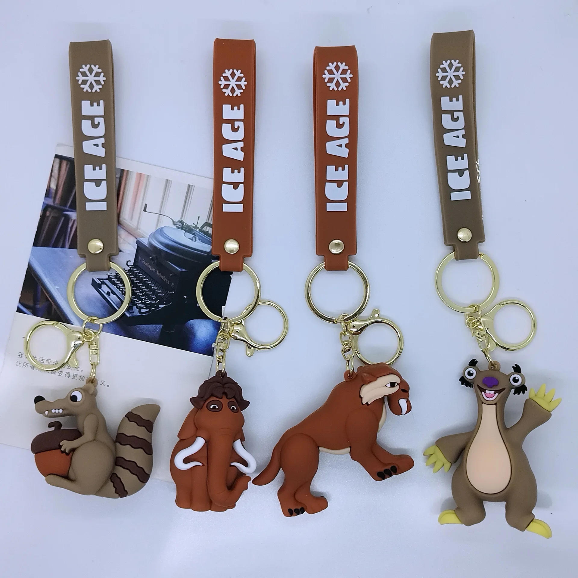 

New Creative Cartoon Doll Ice Age Keychain Bag Wholesale From Keychain Accessories Kawaii Cute Personalized Gifts Y2k Fashion