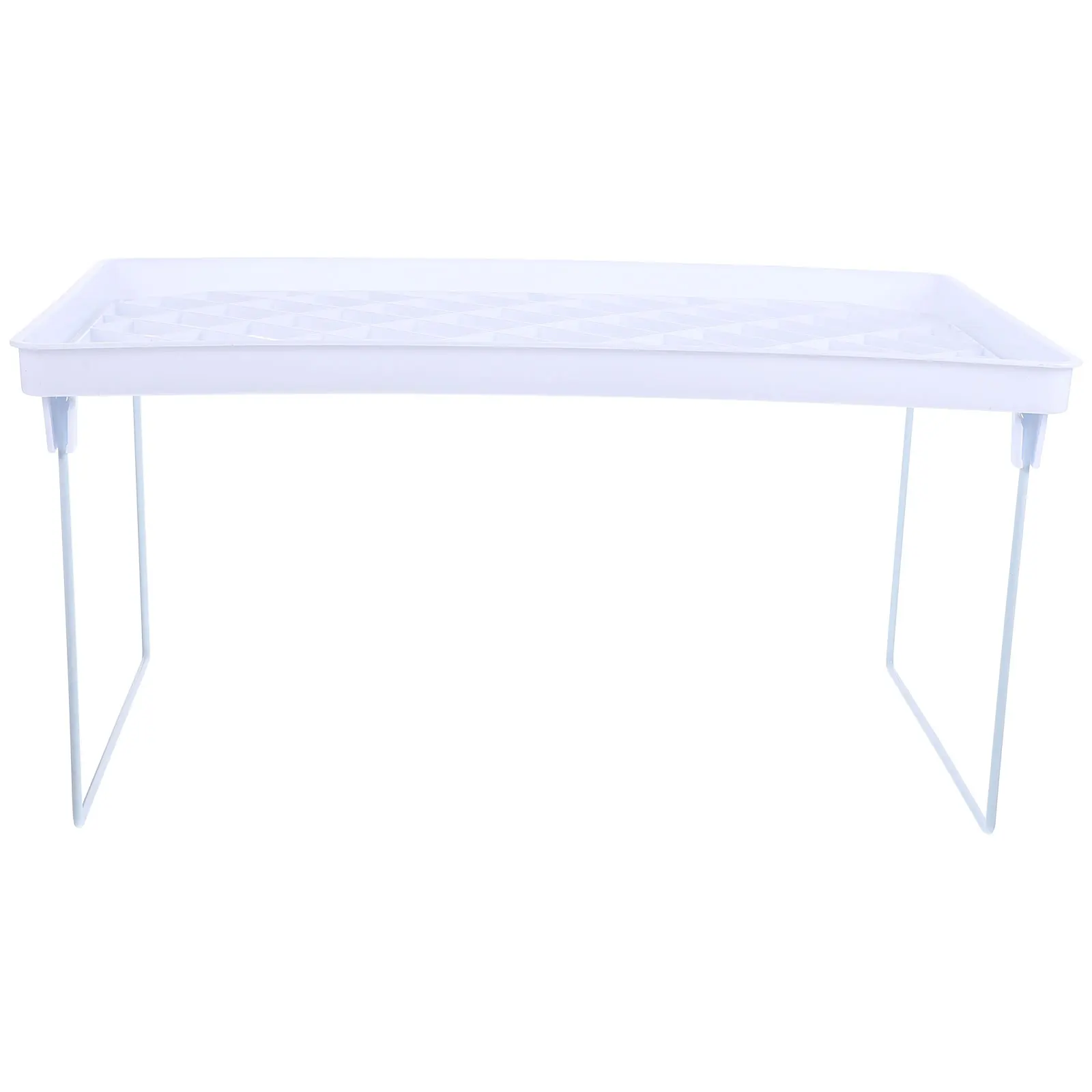 

Desktop Storage Foldable Simple Organizer Rack For Home Office Fold Saving White L Storage Shelf Household Organizer