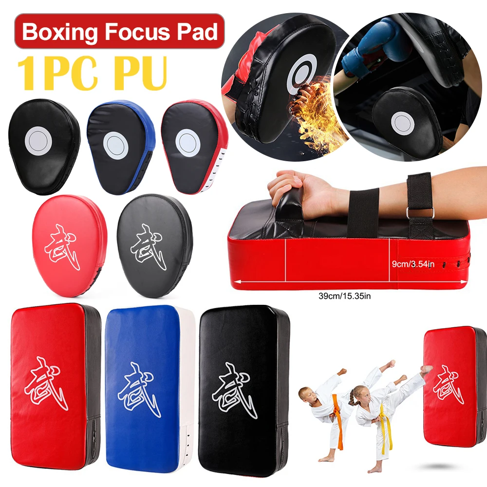 1PC PU Leder Boxen Fokus Pad Kickboxen Punch Handschuhe Training Pfoten Pads Boxen Ausrüstung für Kicking Boxen Schild Training