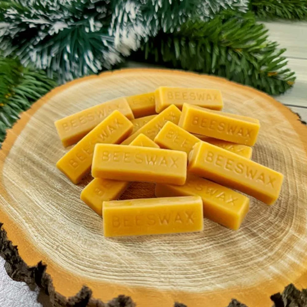 Barras de Cera de Abeja Amarilla, Bloque de Cera de Abeja Natural, Cera Pura para Fabricación de Velas, Pulido de Muebles, Manualidades DIY