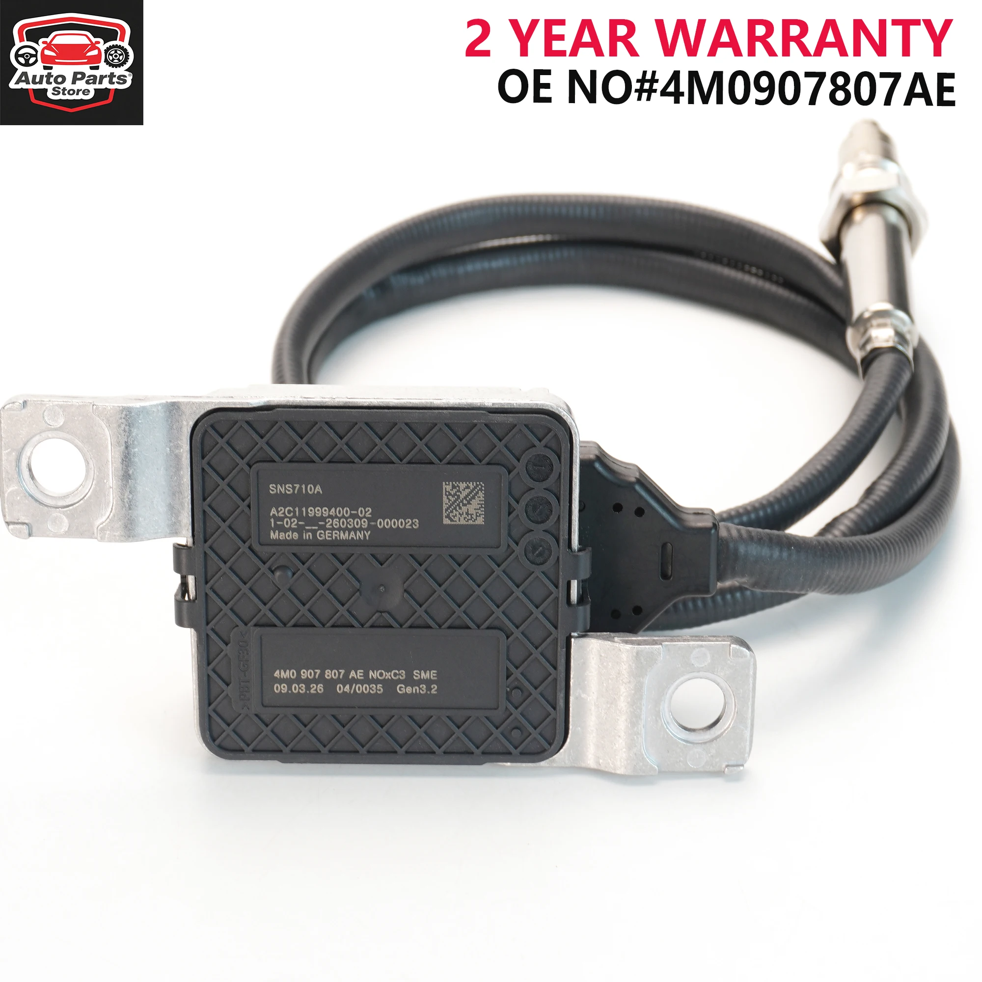 

4M0907807AE Nitrogen Oxide Sensor For Audi Q7 VW Touareg 3.0 TDI 2015-2021