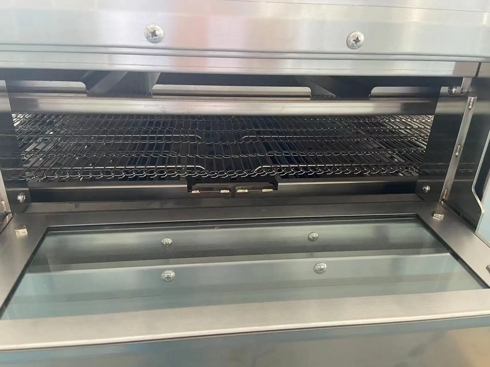 Commercial Electric Conveyor Pizza Oven Stainless Steel Fast Heating Conveyor Pizza Oven