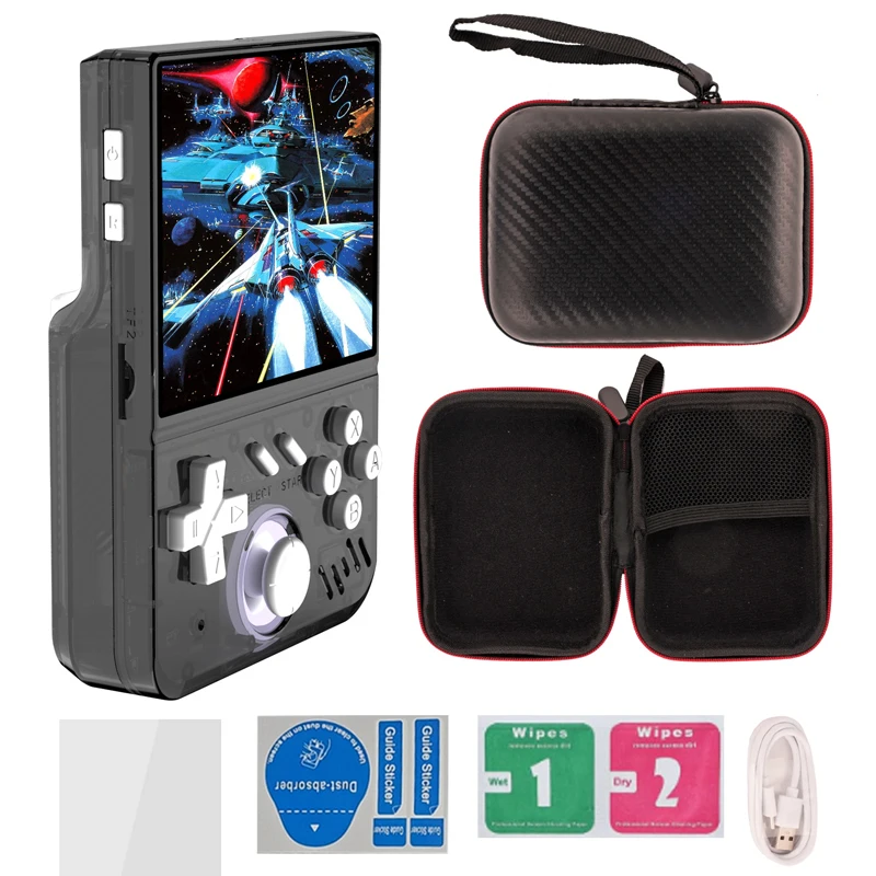 

64GB Retro Handheld Game Console Linux System 3.5 Inch IPS Screen Mini Portable Pocket Video Players 128GB 15000 Games Kids Gift