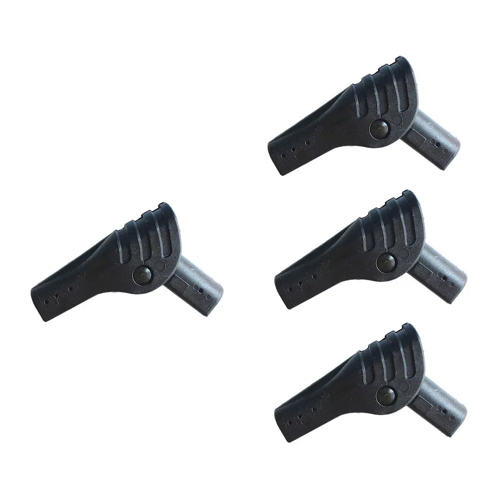 

4 pcs Tent Joint 8 5mm Black Support Rod Connectors Lightweight Folding Coupling Camping Repair Parts Outdoor Gear Accessories