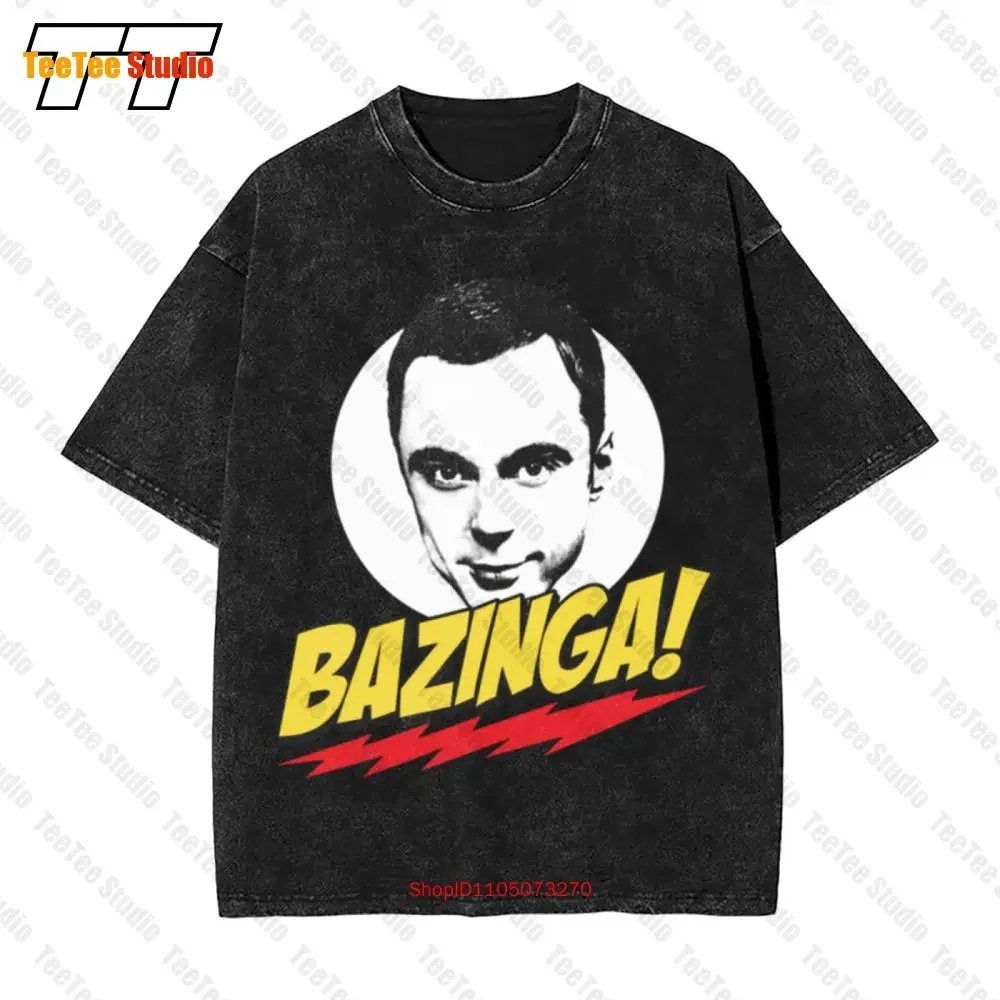 Sheldon Cooper Bazinga Vintage Oversized T-Shirt CB2Q