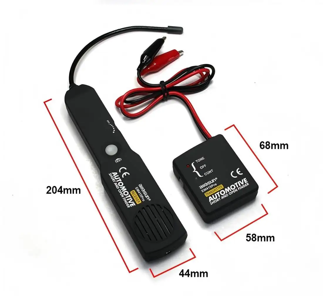 

Traceur de court-circuit automobile et détecteur de fil ouvert universel EM415PRO 6-42V DC pour localiser les courts-circuits de