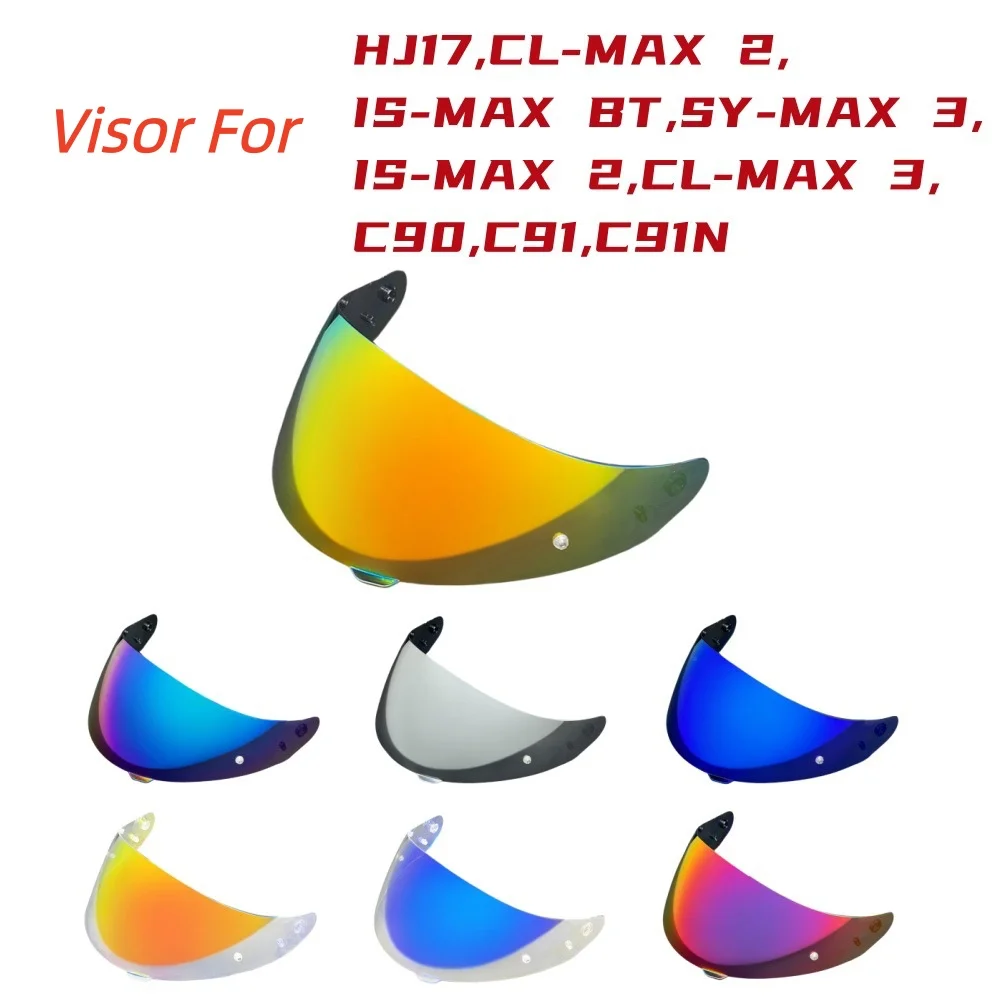 Moto Helmet Shield Visor Anti Fog UV Cut Lenses for HJC HJ17 C90 C91 C91N CL-MAX 2/3 IS-MAX BT SY-MAX 3 IS-MAX 2 Motorcycle Helm
