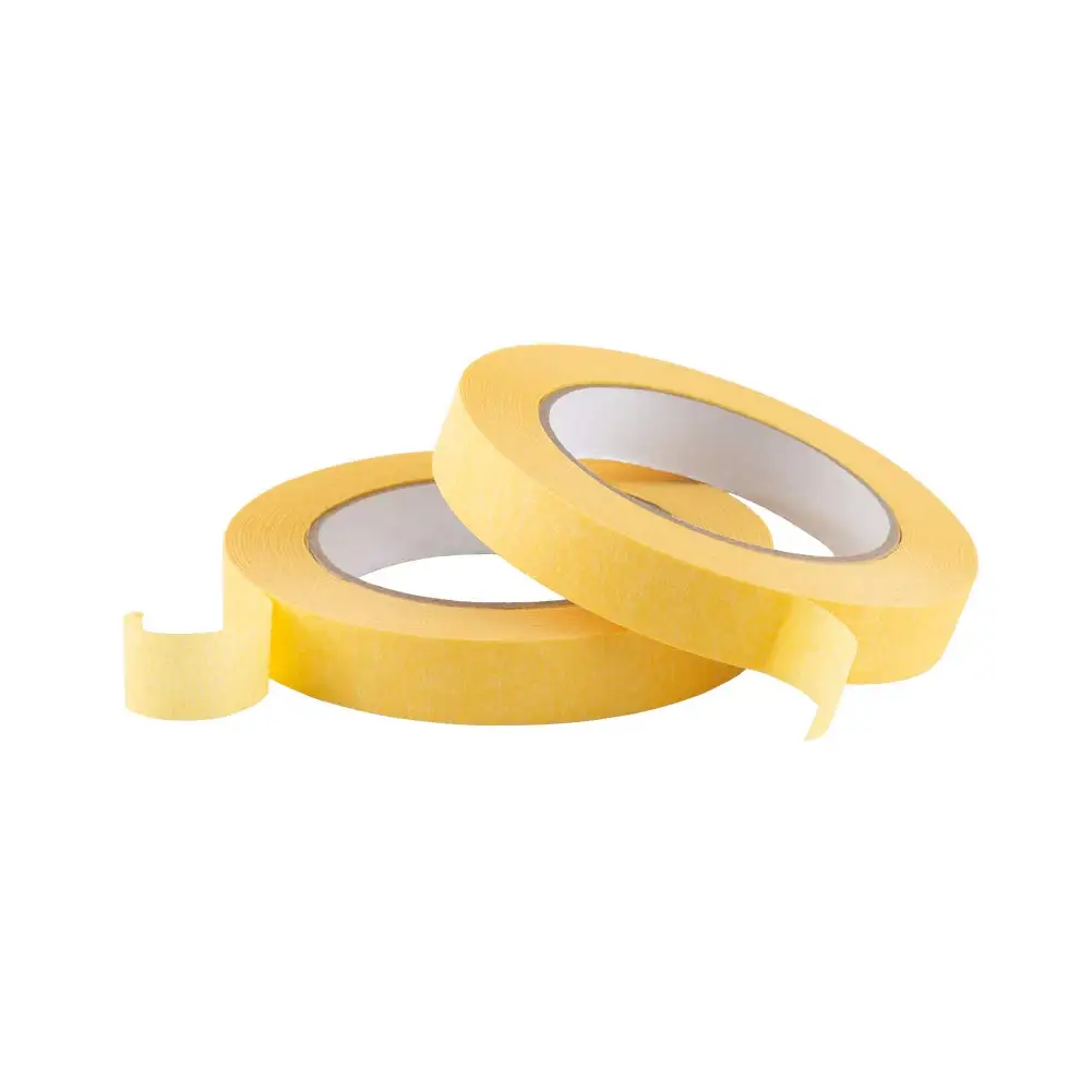 SPTA 1Pc Reel Automotive Masking Tape,18mm/36mm for Car Paint,Heat Resistant for Paint Booth