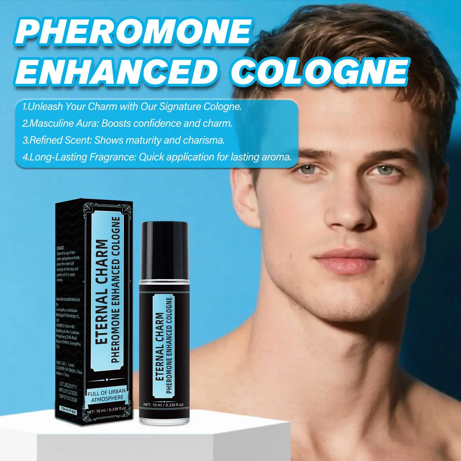 

Pheromone Cologne For Men Hypnosis Feromonas Perfume High Quality Men's Perfume Eau de Cologne Citrus Scent Lasting Fragrance
