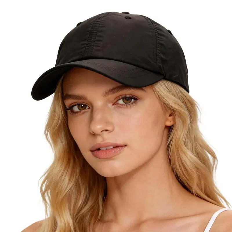 Unisex Quick-Dry Baseball Cap, Casual Sun Protection Hat, Adjustable Fit, Multi-Color Options, Ideal for Outdoor Activities