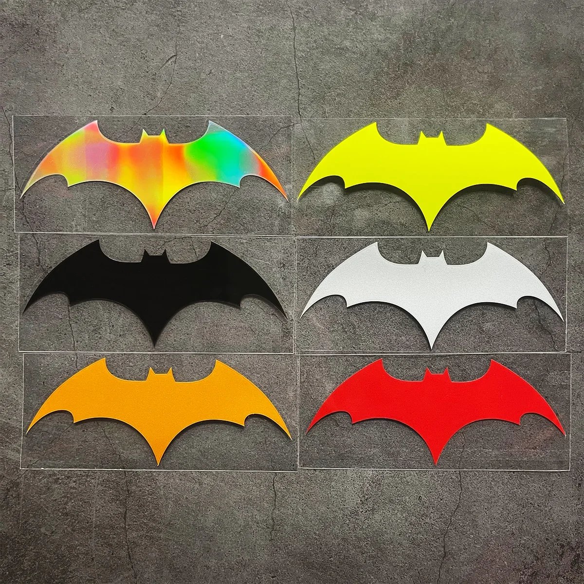 Car Stickers Window Door Windshield Scratch Cover Cartoon Cool Motorcycle Reflective Decal Bat Batmans Fuel Tank Decoration