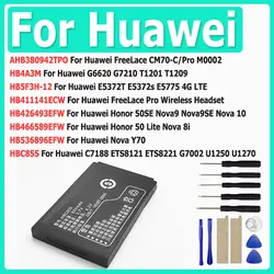 XDOU Battery For Huawei Honor Nova 8i 9 9SE 10 50 Y70 Lite 50SE C7188 G6620 E5372T FreeLace CM70-C/Pro M0002 Wireless Headset