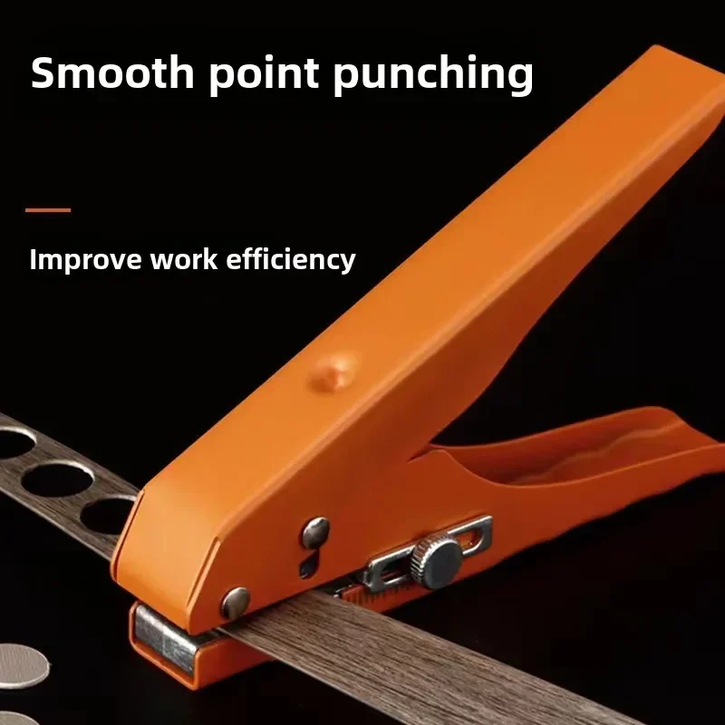 8-15mm Hole Card Punching Tool for Plastic Sheet Paper PVC ABS Opener Nail Hole Masking PlierManual Edge Band Puncher Plier