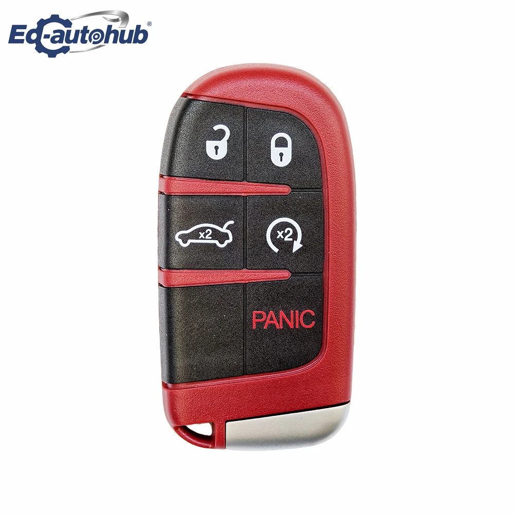 

Red Remote Key Fob Cover Shell Case for Dodge Charger Challenger Jeep Chrysler Universal Car Key Cover Accessory