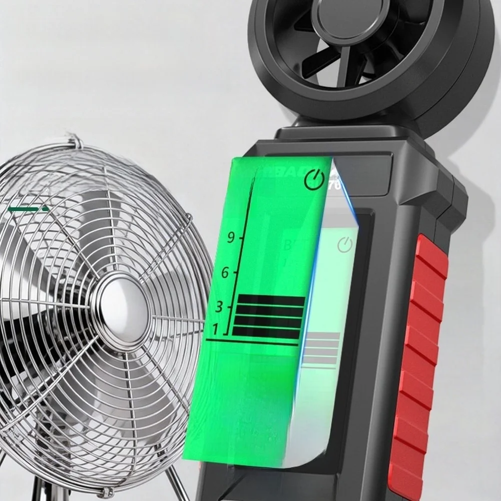 BL-76 Portable Anemometer with Three-Color Backlight and Real-Time Air Velocity Monitoring for On-Site Measurements
