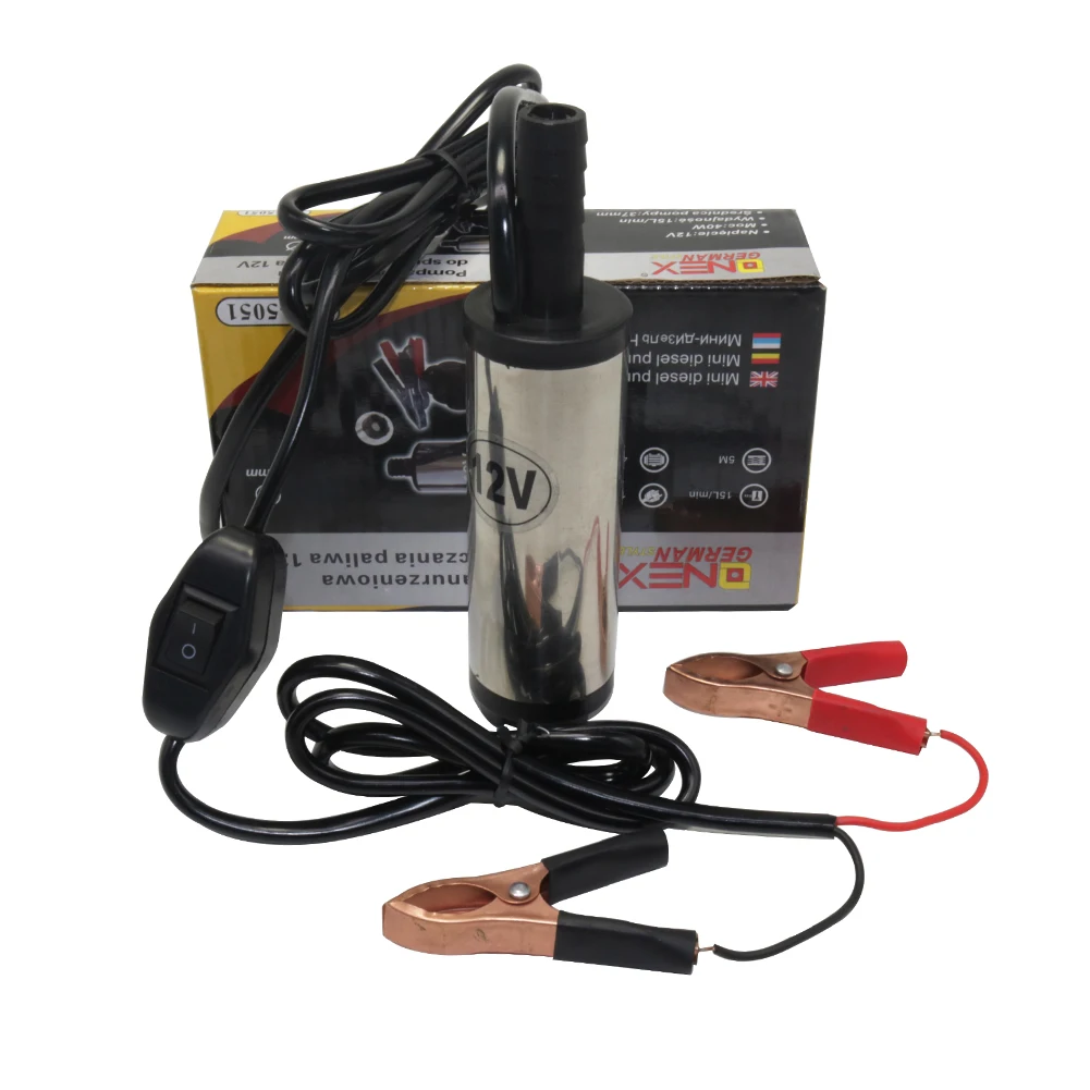 

1 Pcs Stainless Fuel Pump Diesel Electric Oil Pump 12V Self-Priming Pump Oil Pump Diesel Pump Refueling Machine Pumping Oil Pump
