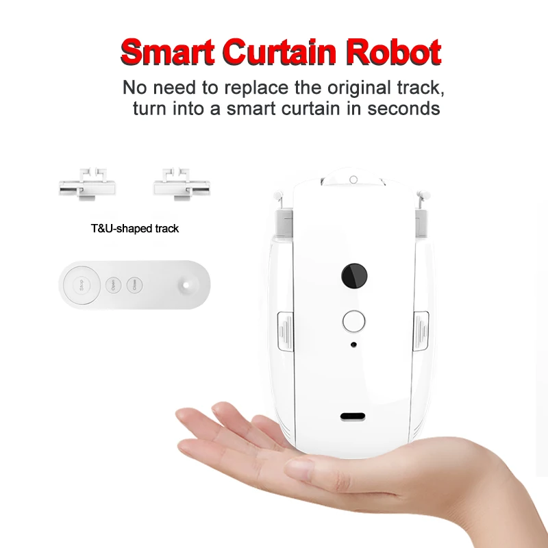 Zigbee T U I Track Roman Rod Smart Curtain Motor Electric Automatic Curtain Robot APP Voice Control Alexa Google Home Alice