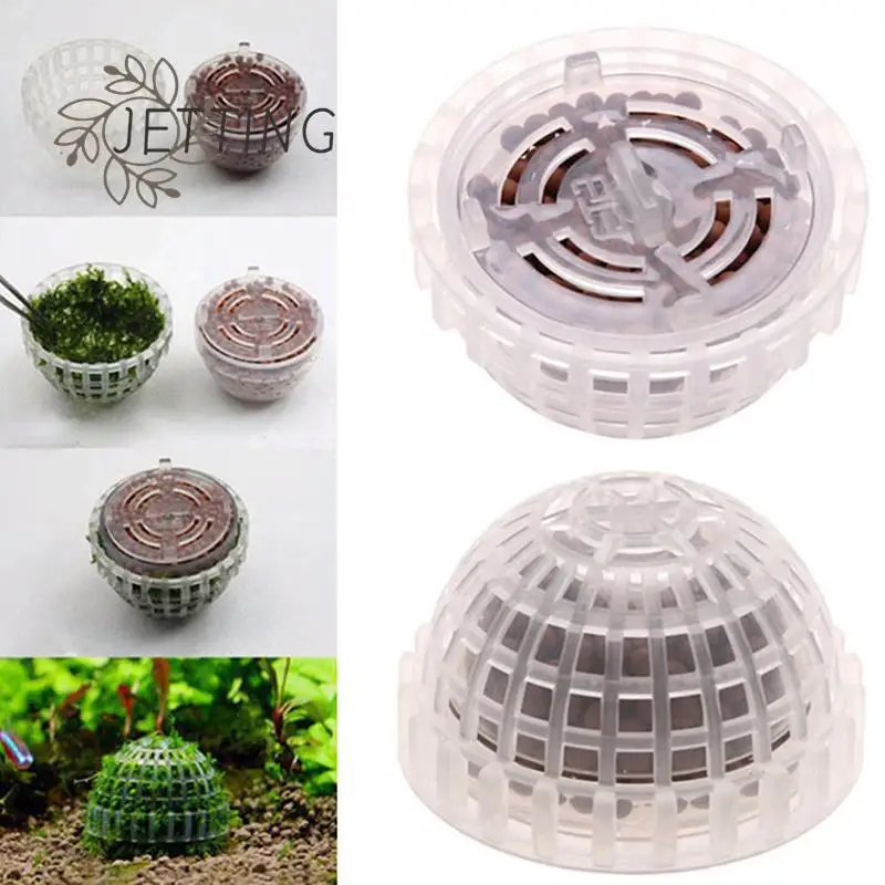 1pc Plastic Aquarium Moss Ball Filter Aquatic Pet Supplies Decorations For Shrimps Fish Tank Pet Products Fish Tank Decor