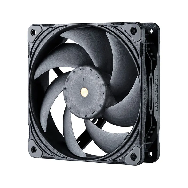 Phanteks-Ventilador Industrial Grade, controle remoto, silencioso, alta pressão do vento, Vapo Bearing, 4Pin, PWM, 3000 rpm, 120mm, T30