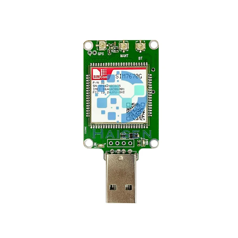 HAISEN SIMCOM SIM7670G-MNGV USB Dongle SIM7670G-MNGV Dongle SIM7670G Core Board LTE CAT1+GPS+Global Version SIM7670