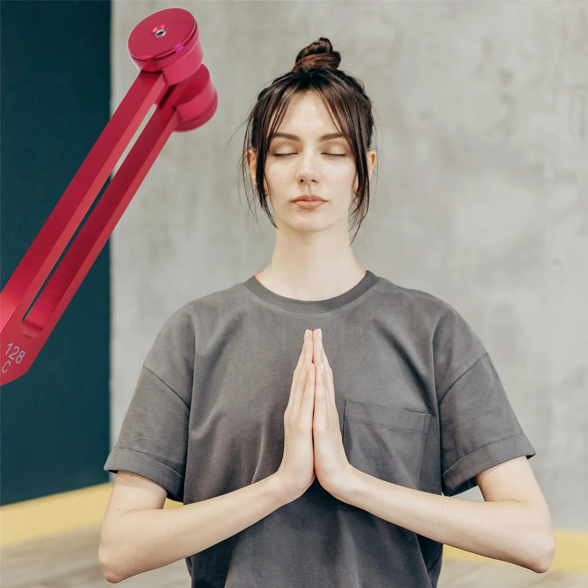 128 Hz Tuning Fork Weighted Red Tuning Forks for Healing 128 Hz Slider Tuning Fork