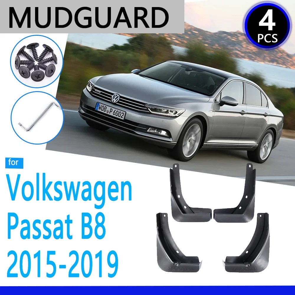 

Mudguards Fit For Volkswagen VW Passat B8 2015~2019 Car Accessories Mudflap Fender Auto Replacement Parts