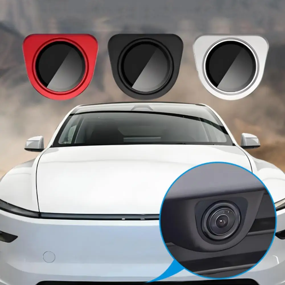 

For Tesla Model Y YL 3 Front Camera Protective Cover, HD Tempered Glass Shield, Rainproof Anti-Drop Car Camera Accessories