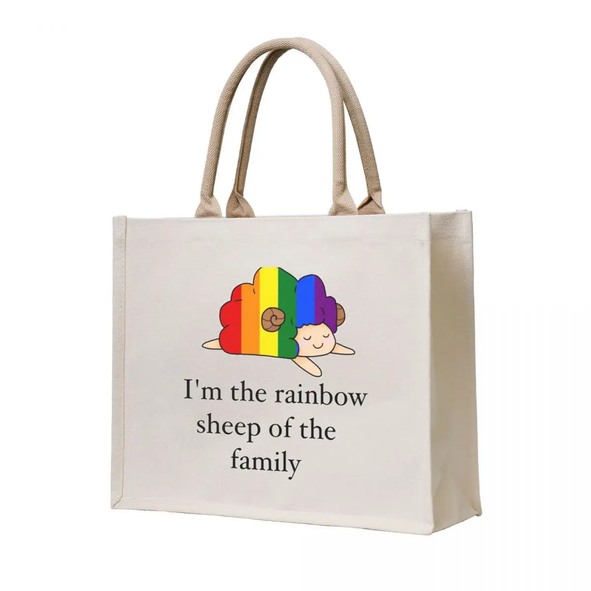 

lgbt pride sheep Tote Bag Women's tote bag ecological bags Handbags women