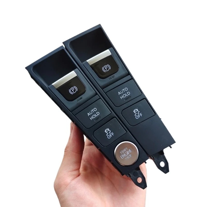 

For VW 12-15 Models Magotan B7 New and Old CC Electronic Handbrake Switch, One Key Start Switch Button