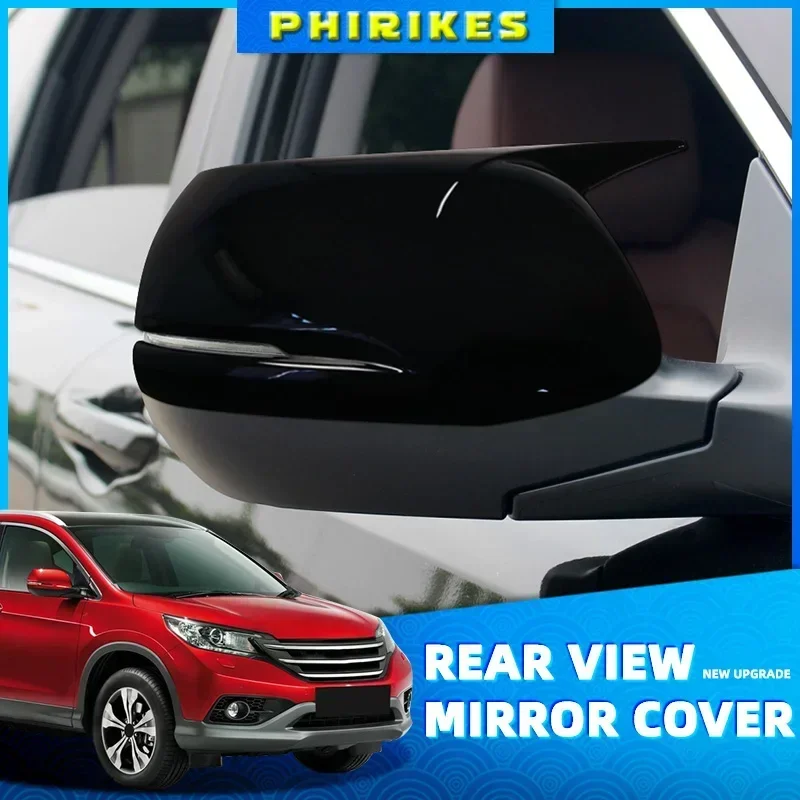 

For Honda CRV CR-V 2017 2018 2019 2020 Car Rearview Side Mirror Cover Wing Cap Exterior Door Sticker Case Trim Carbon Fiber