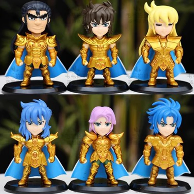 12 unids/set Saint Seiya Artliized caja ciega Tamashi caja Gold Saints colección decoración modelo escritorio decoración juguete pasatiempos 11cm