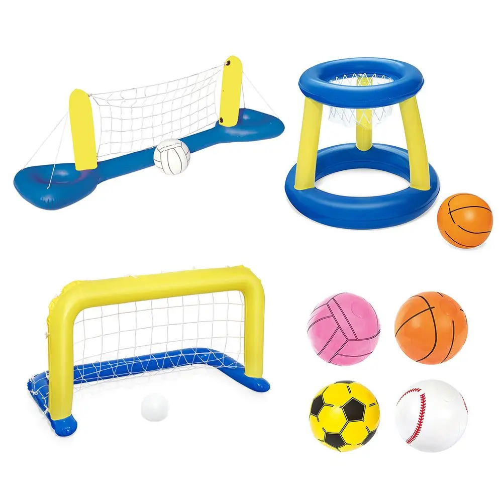 Zomerfeest Waternet Matras Buitensporten Kindergunsten Volleybal Basketbal Bal Waterspellen Opblaasbaar speelgoed Strandspeelgoed