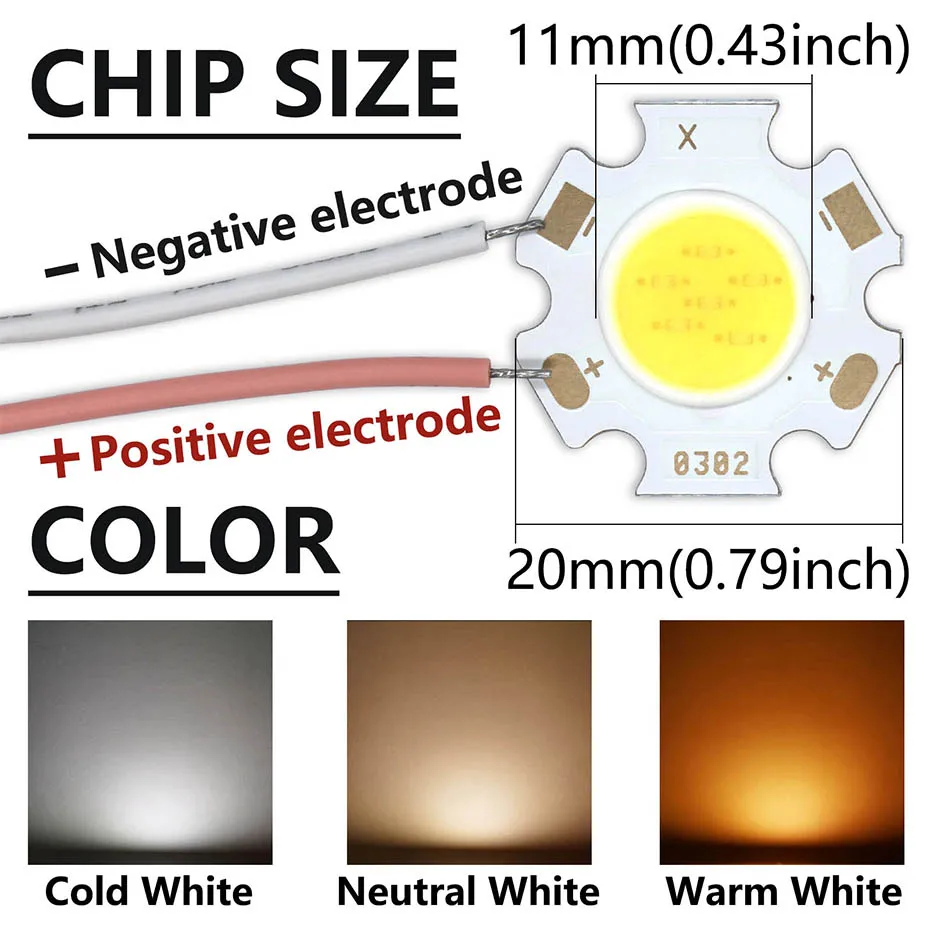 1Set High Power 3W 5W 7W 10W COB Bridgelux LED Integrierte Lampe Chip mit LED Netzteil Treiber Für LED Flutlicht Spot Licht – Detail 1