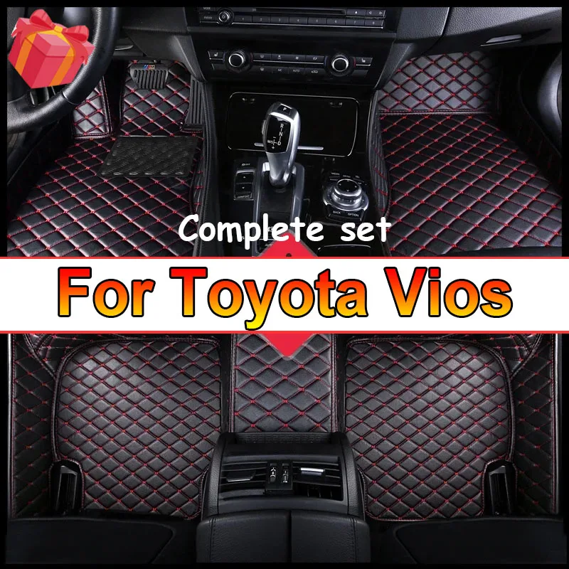 

Автомобильные коврики для Toyota Vios Yaris sedan ATIV Limo XP150 2013 ~ 2022, коврики, кожаные коврики, водонепроницаемые напольные коврики, набор автомобильных аксессуаров