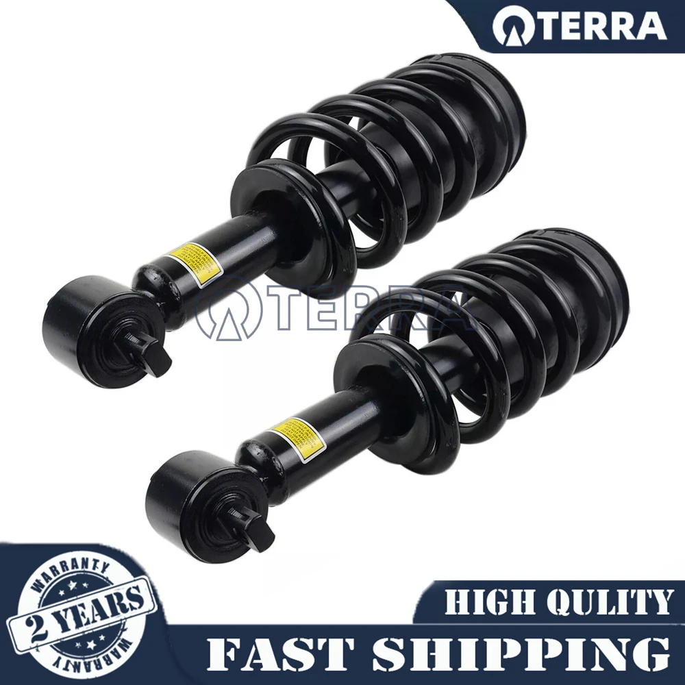 Pair Front Shock  Assembly  Absorber with EBM/ Bypas for Cadillac Escalade 2007-2014 GMC Yukon 2007-2014  15886465 25845438  258