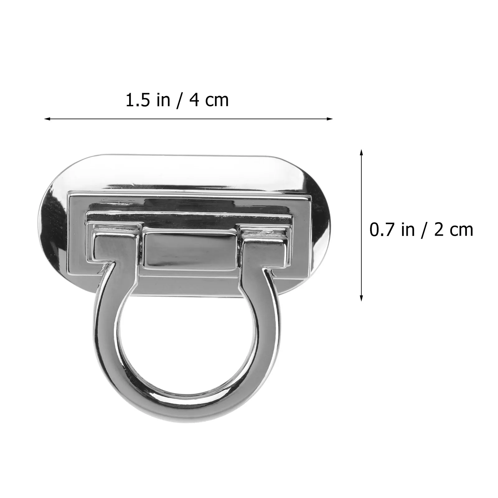 4Pcs Die Cast Alloy Suitcase Lock Clutch Replacement for Travel Bags Luggage Mortise Padlock Lightweight Strong Simple Design
