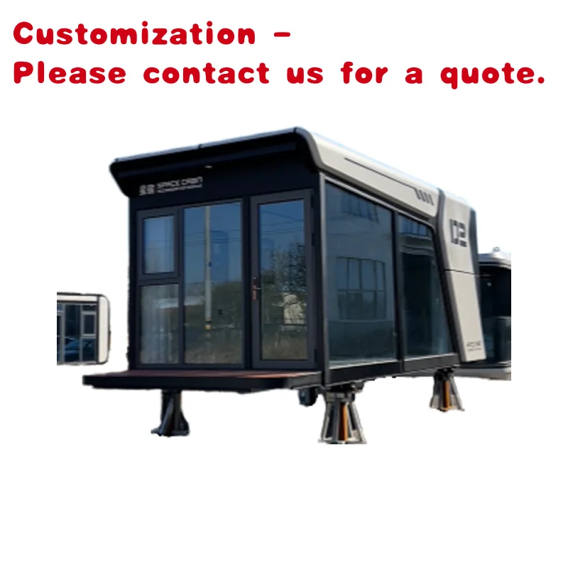 

custom.Detachable Container-Mobile Luxury Living Capsule House Portable Flat Pack Ready-Made Steel Design Outdoor Use Featuring