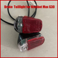 Brake Light Taillight for Ninebot Max G30D Electric Scooter Accessories Rear Tail Lamp Waterproof Warning Light E-Scooter New