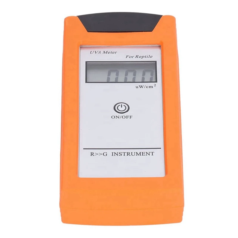 

NEW-Portable UVA Meter, Silica Gel Material 0‑1999 Μw/Cm² 3.5-Bit LCD UVA Solar Lamp Tester For Reptile