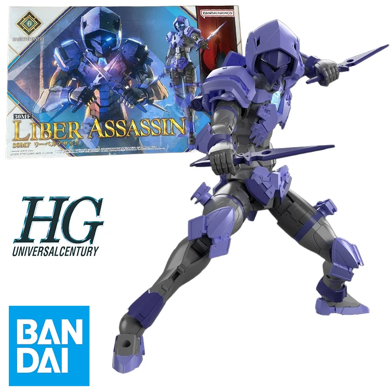 

Bandai оригинальный комплект модели Gundam, аниме-фигурка 30MF LIBER ASSASSIN, коллекция экшн-фигурок, игрушки, подарки для детей