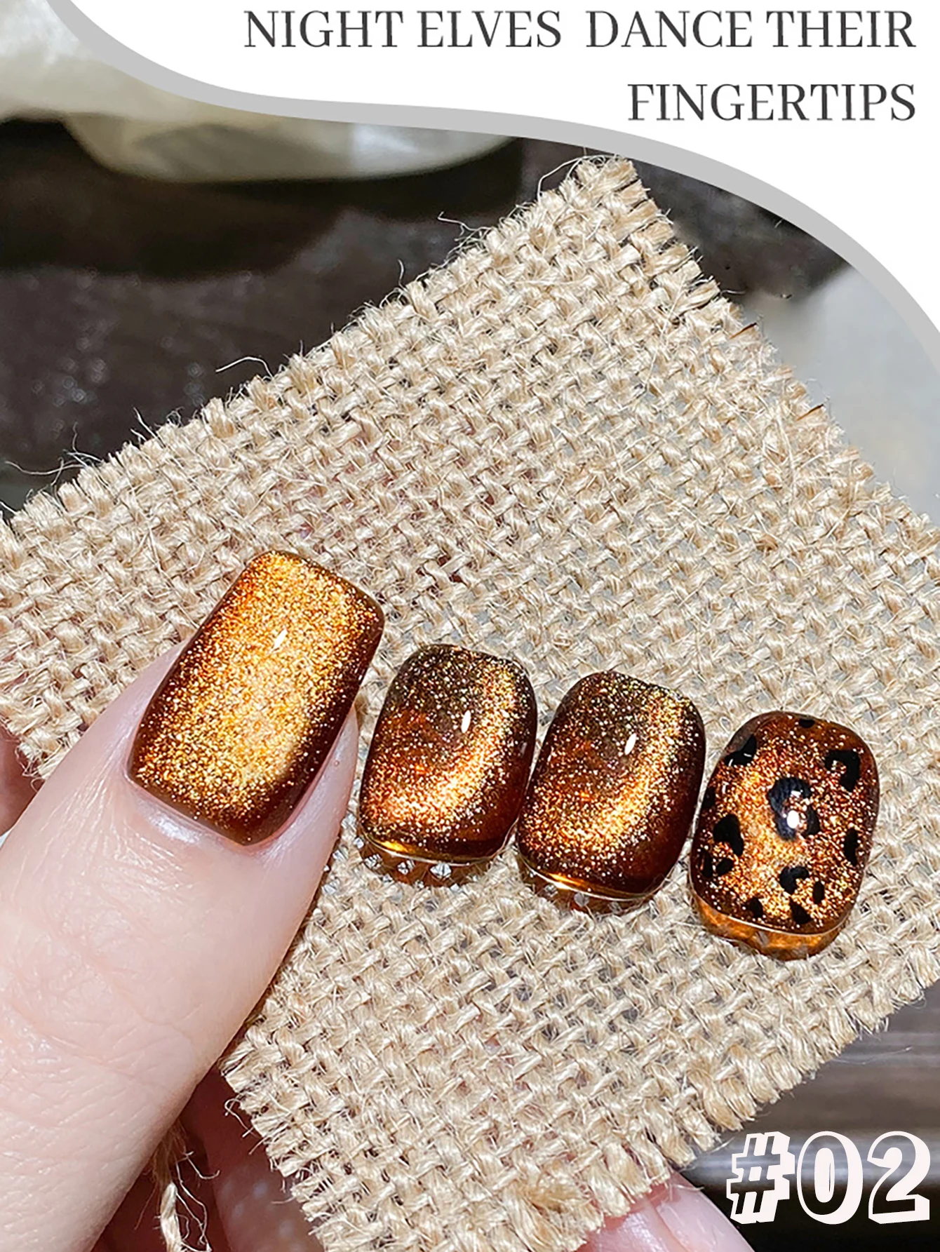 WS الذهبي بريق القط المغناطيسي هلام طلاء الأظافر الذهب ضوء المغناطيسي هلام شبه دائم نقع قبالة الأشعة فوق البنفسجية هلام الورنيش لوازم الأظافر DIY بها بنفسك #3