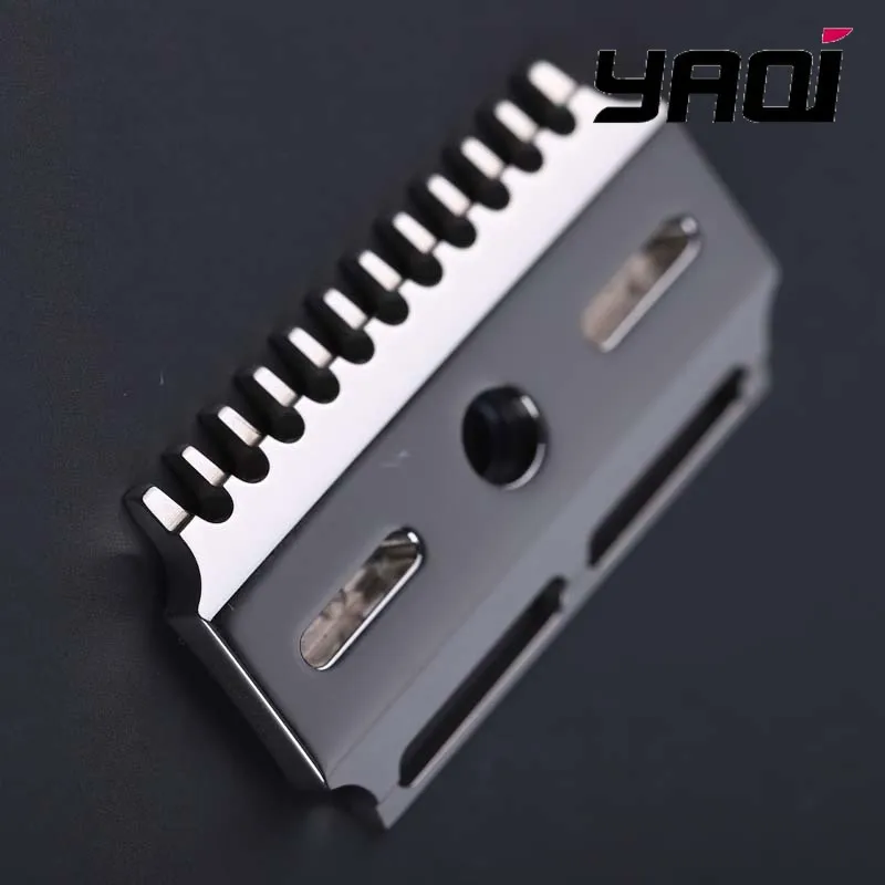 Yaqi Vostok 90DC 316 Полированная безопасная бритвенная головка с двойной расческой из нержавеющей стали и зазором 0,9 мм