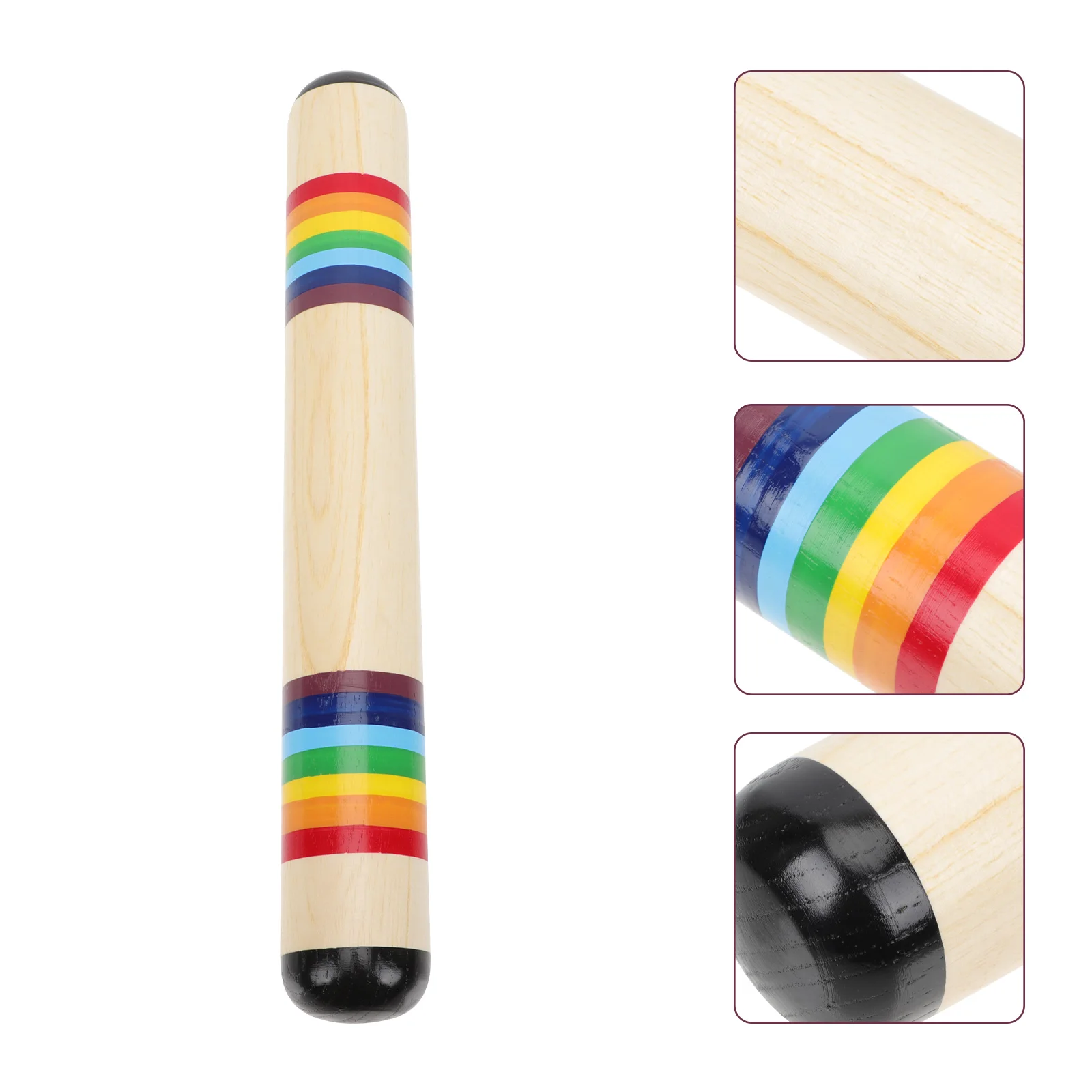 1 stks Houten Regenbuis Voor Kinderen Orff Slaginstrumenten Regen Geluid Muzikale Niet-vervagende Baby Veilig Educatief Cadeau voor