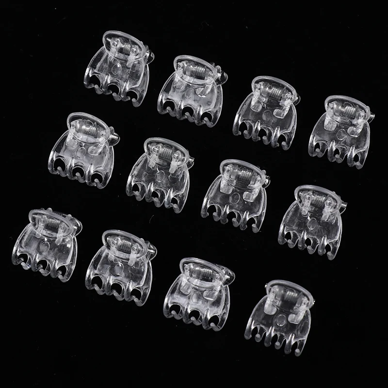 

50Pcs Stem Plants Climbing Transparent 6 Claws Orchid Clips Plastic Butterfly Flowers Support Clear Fixer For Garden Vine