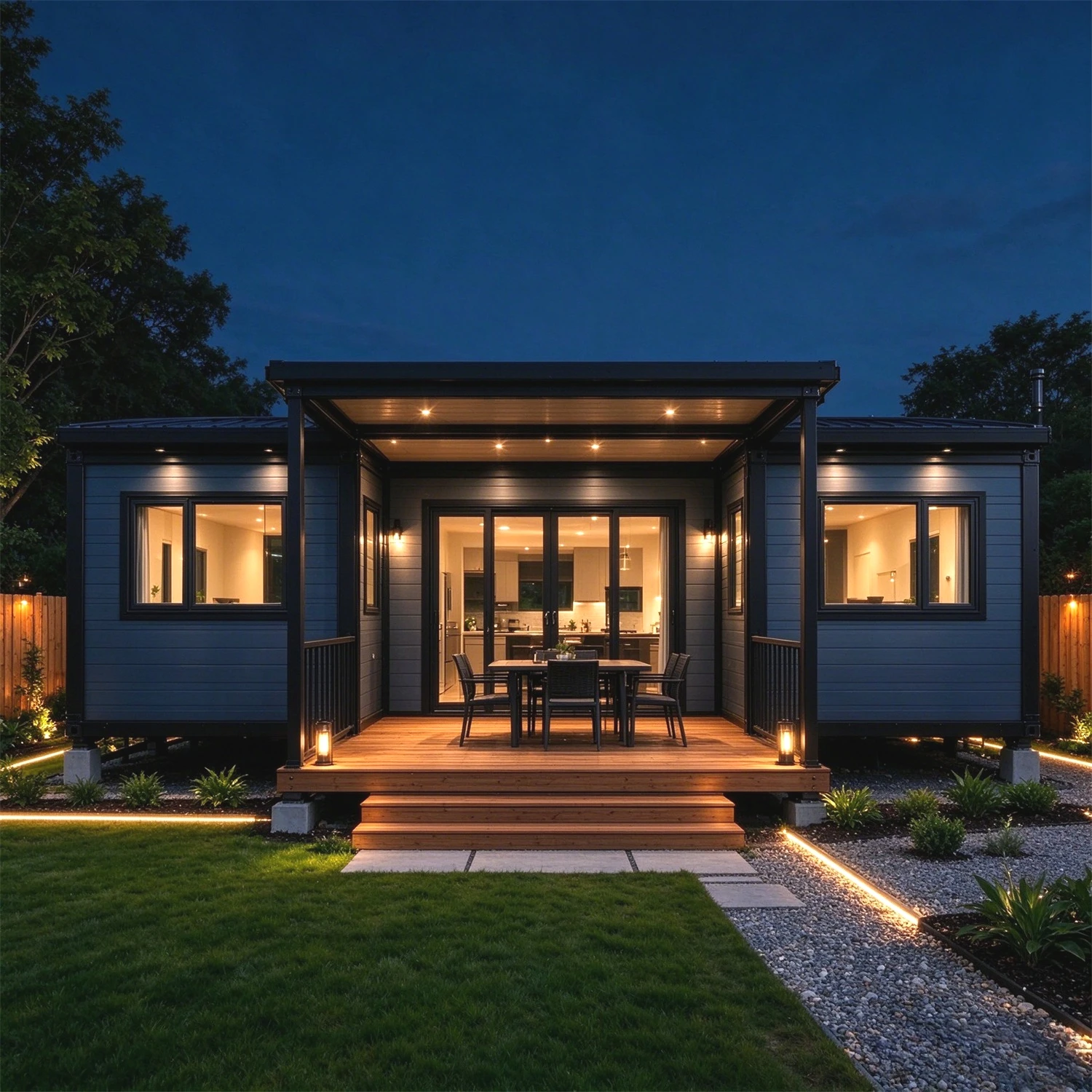 Garden Rooms Prefabricated Homes Tea Party Cottage Expandable Container House Tiny House Mobile Modular Home Folding Room Cabins