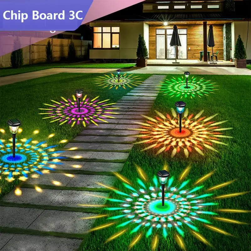 

Dynamic Solar Lawn Light Shadow Lamp Outdoor Light Projection Lamp Pattern Garden Decorative Landscape Lighting Waterproof LED