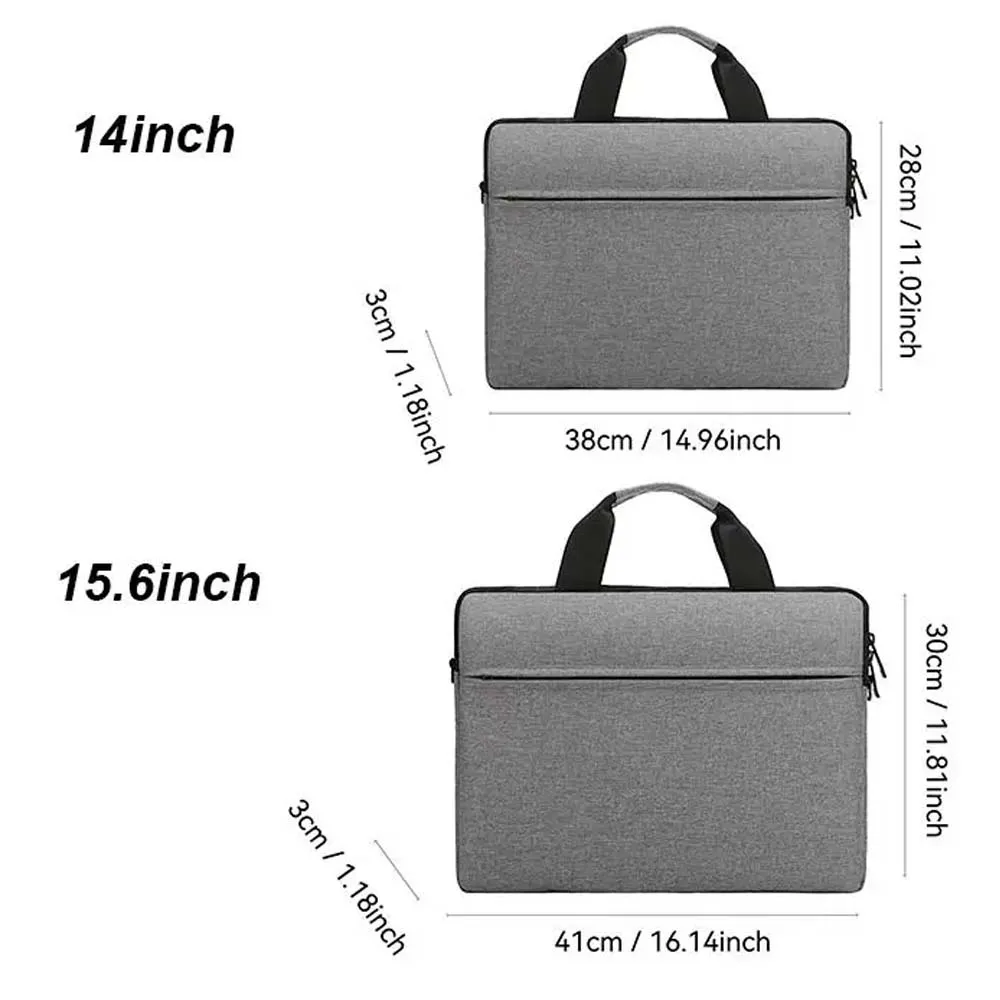 Bolsa para laptop, bolsa de armazenamento para notebook, oxford, à prova d\'água, bolsa de ombro para mulheres, homens, negócios, laptop, pasta, 2