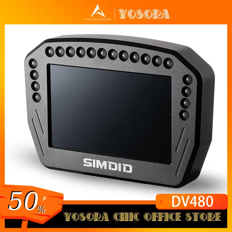 Simdid Dh480 Simracing Dashboard Ddu Simagic Moza Fanatec Simcube Can Be Installed Simulated Racing Instrument Custom Accessory